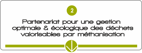 partenariat pour une gestion optimale et &eacute;cologique des d&eacute;chets valorisables par m&eacute;thanisation